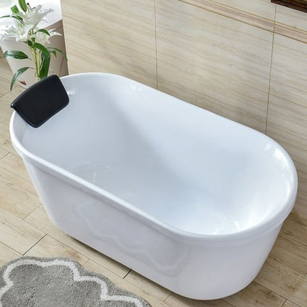 Acrylic Soaking Bathtub Antique Finish Roll Top Oval Bath Tub
