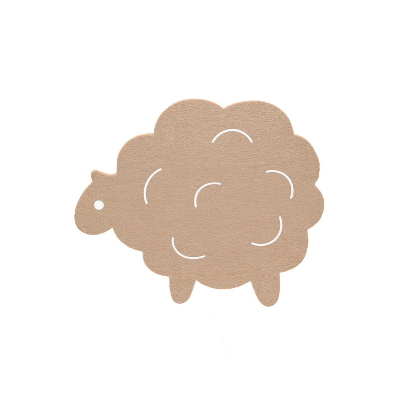 Felt Sheep/Pine Tree/Airship Wall Lamp Sconce Cartoon LED Wall Mount Light Fixture in Pink/Green/Blue for Kids Bedroom