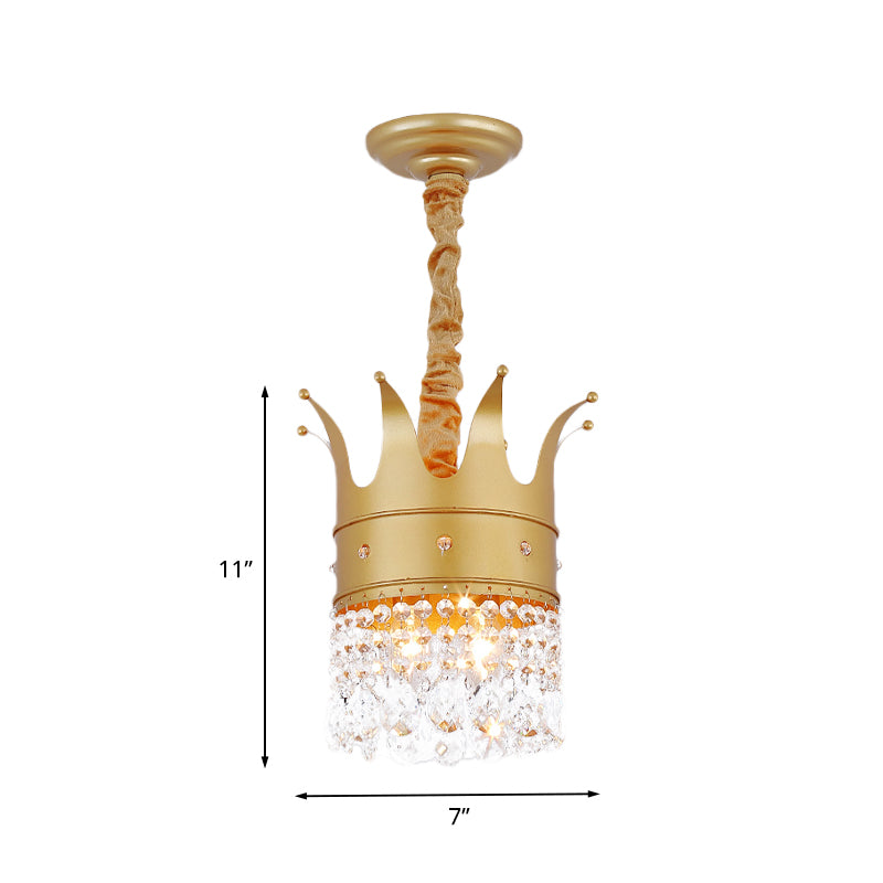 Finishale d'or Couronne en forme de lustre pour le plafond Enfants