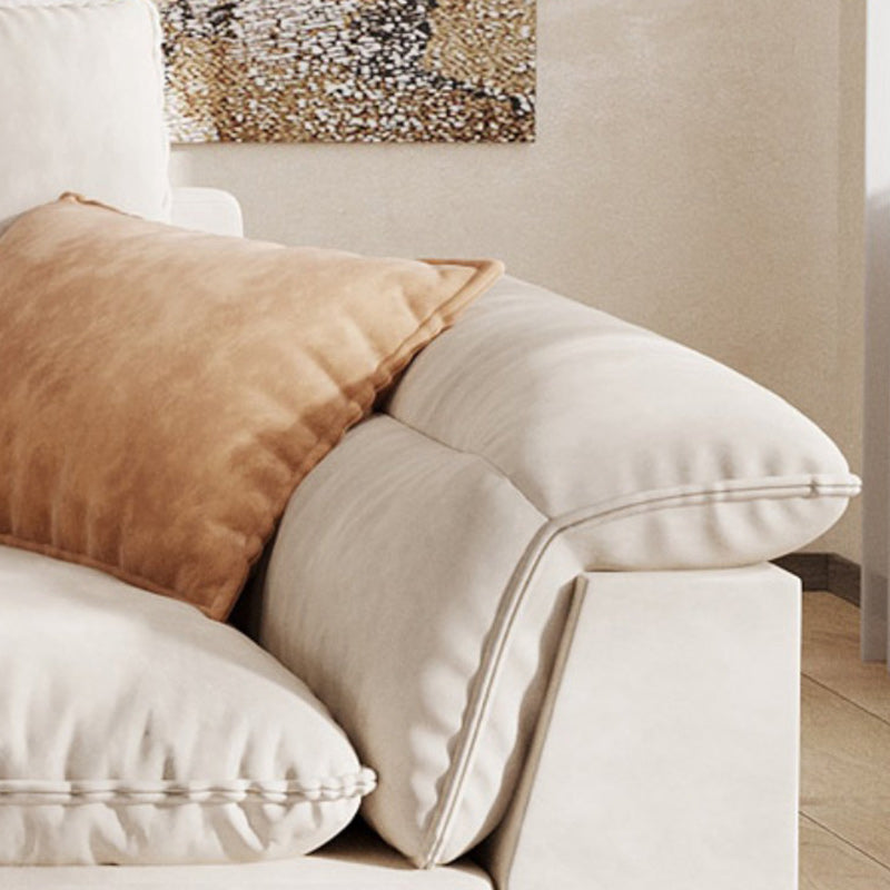 Nordic Upholstered Sofa Bed 30.7" Tall Sleeper Sofa with Storage