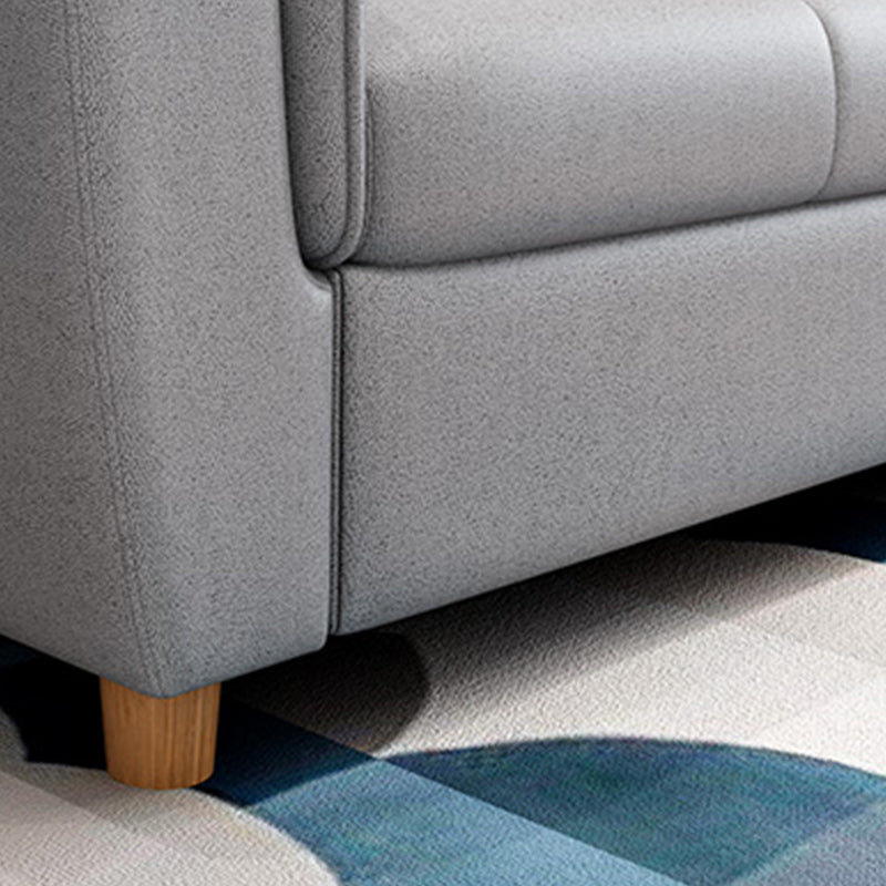 33" Wide Contemporary Sleeper Sofa Futon Gray Storage Sleeper Sofa