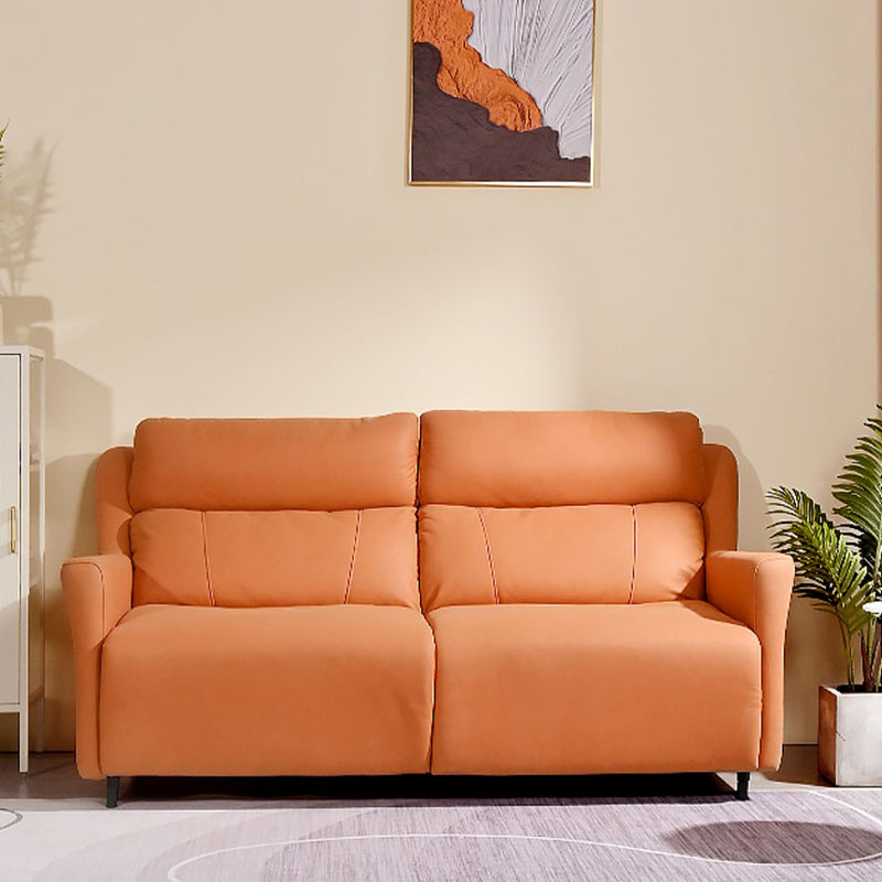 Scandinavian Sleeper Sofa Faux Leather Futon Sleeper Sofa Bed