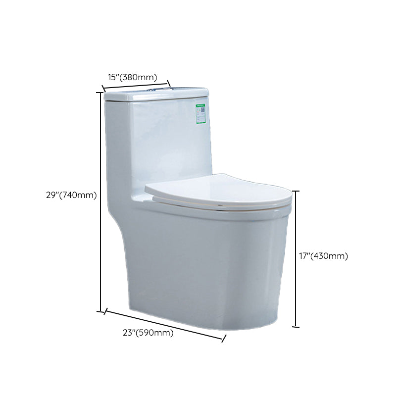 Modern Ceramic White Flush Toilet Floor Mounted Urine Toilet for Washroom