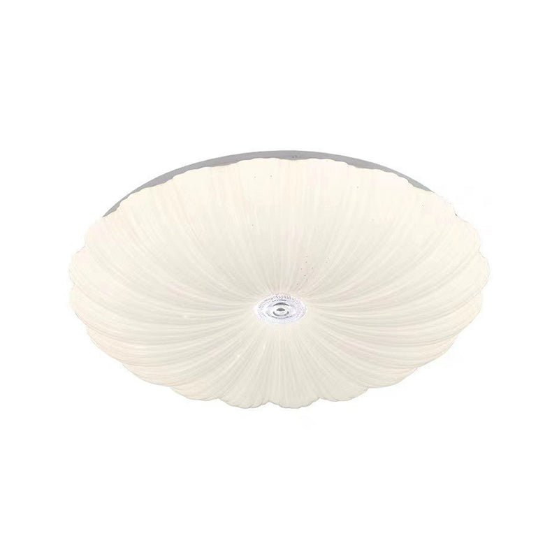 LED Ceiling Mount Light White Ceiling Light with Acrylic Shade for Living Room