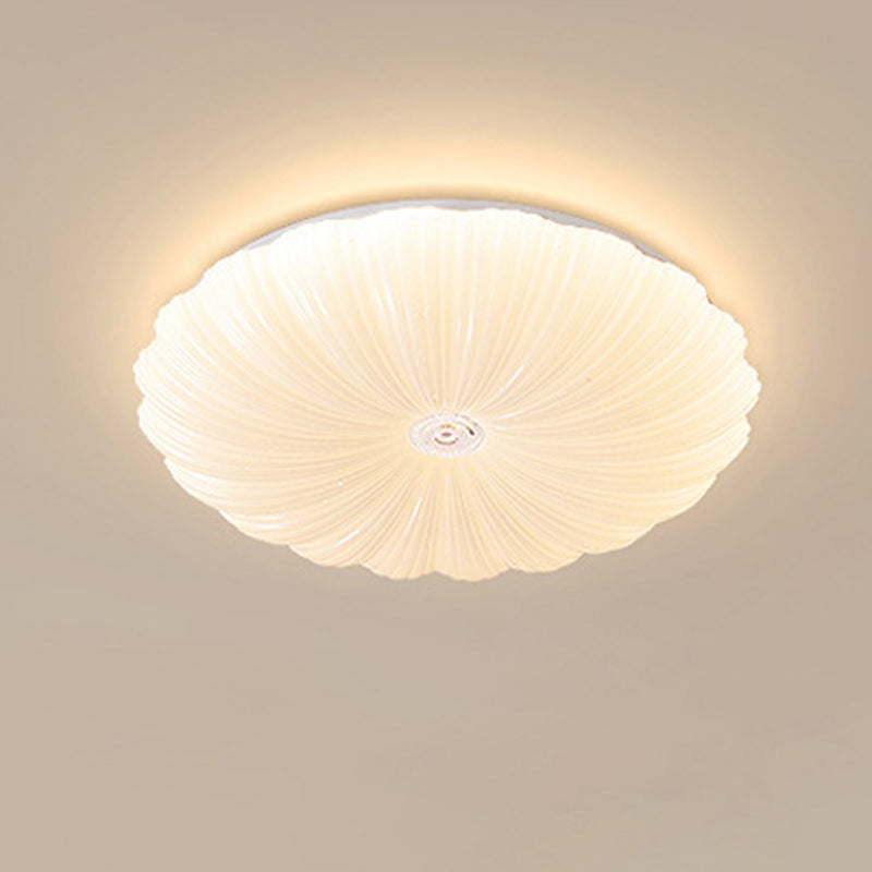 LED Ceiling Mount Light White Ceiling Light with Acrylic Shade for Living Room
