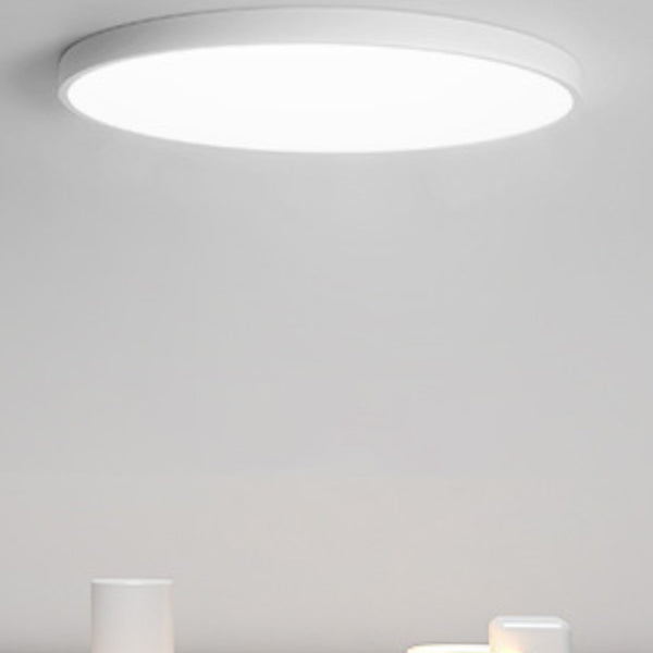 LED Flush Mount Lighting Post Modern White Ceiling Light for Foyer