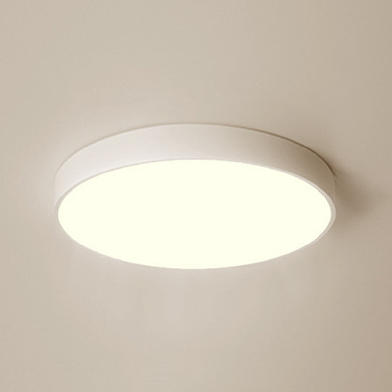 LED Flush Mount Lighting Post Modern White Ceiling Light for Foyer