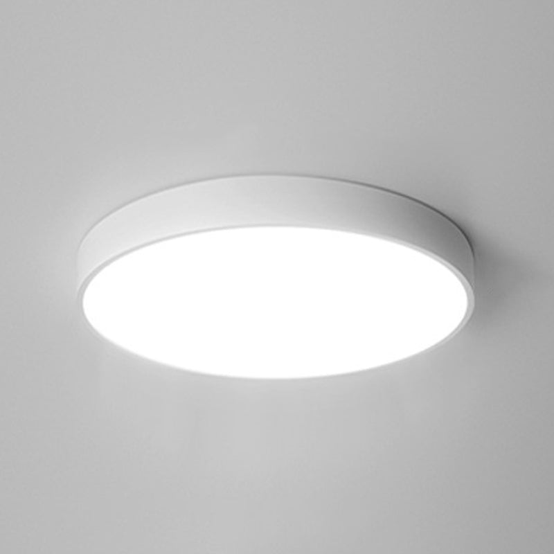 LED Flush Mount Lighting Post Modern White Ceiling Light for Foyer