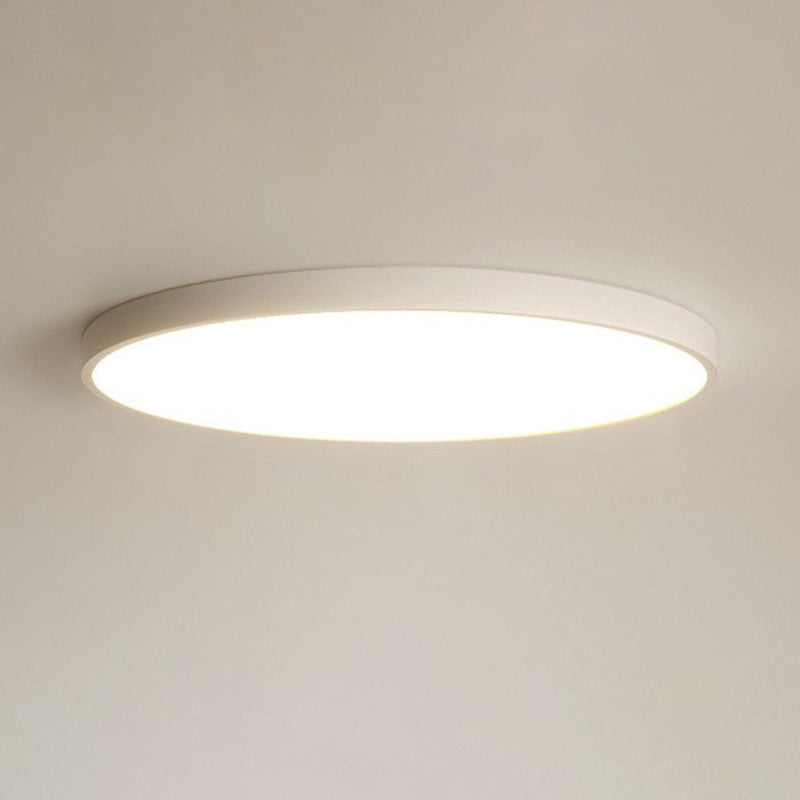 LED Flush Mount Lighting Post Modern White Ceiling Light for Foyer