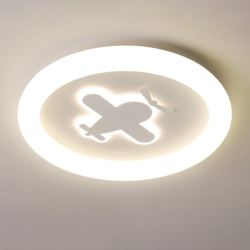 Children Flush Mount Lighting Contemporary LED Ceiling Light for Home