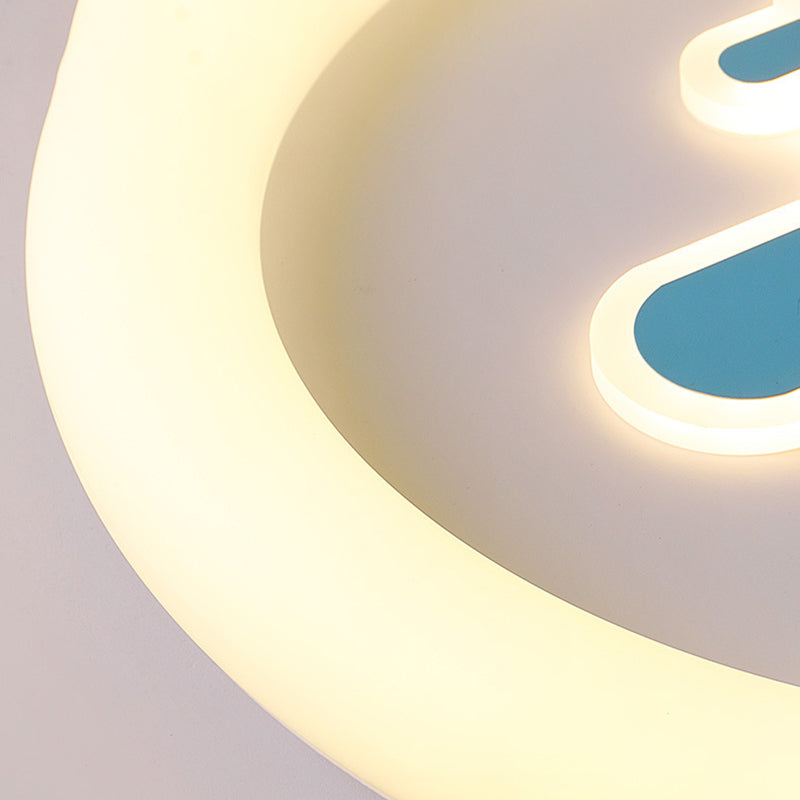 Children Flush Mount Lighting Contemporary LED Ceiling Light for Home