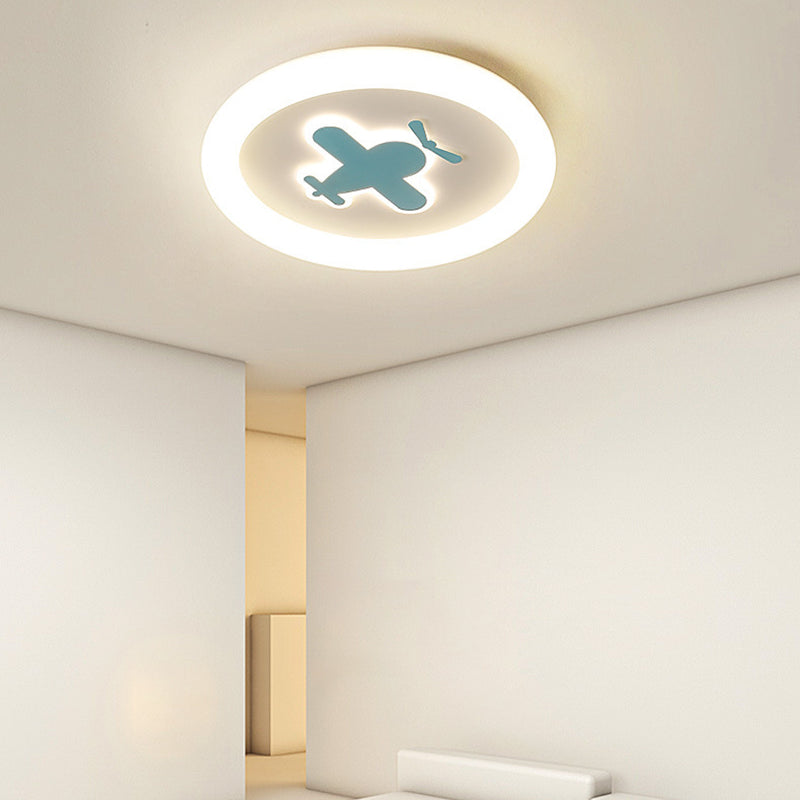 Children Flush Mount Lighting Contemporary LED Ceiling Light for Home