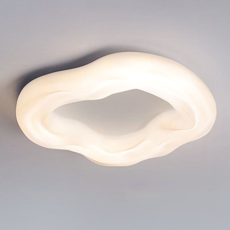 White Flush Mount Lighting Modernism LED Ceiling Light for Foyer