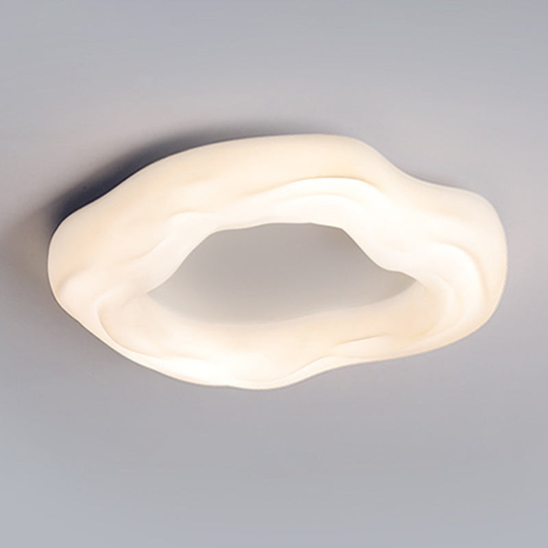 White Flush Mount Lighting Modernism LED Ceiling Light for Foyer
