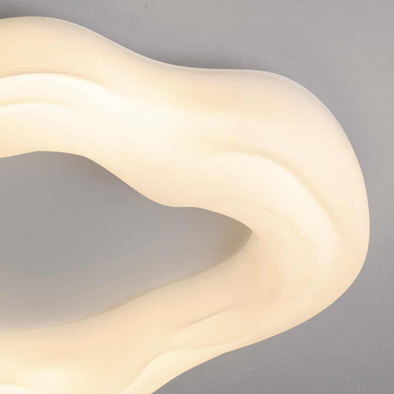 White Flush Mount Lighting Modernism LED Ceiling Light for Foyer