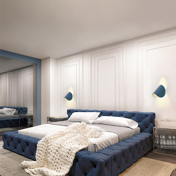 1 Light Geometric Wall Mounted Lamp Contemporary Metal Wall Light Sconces