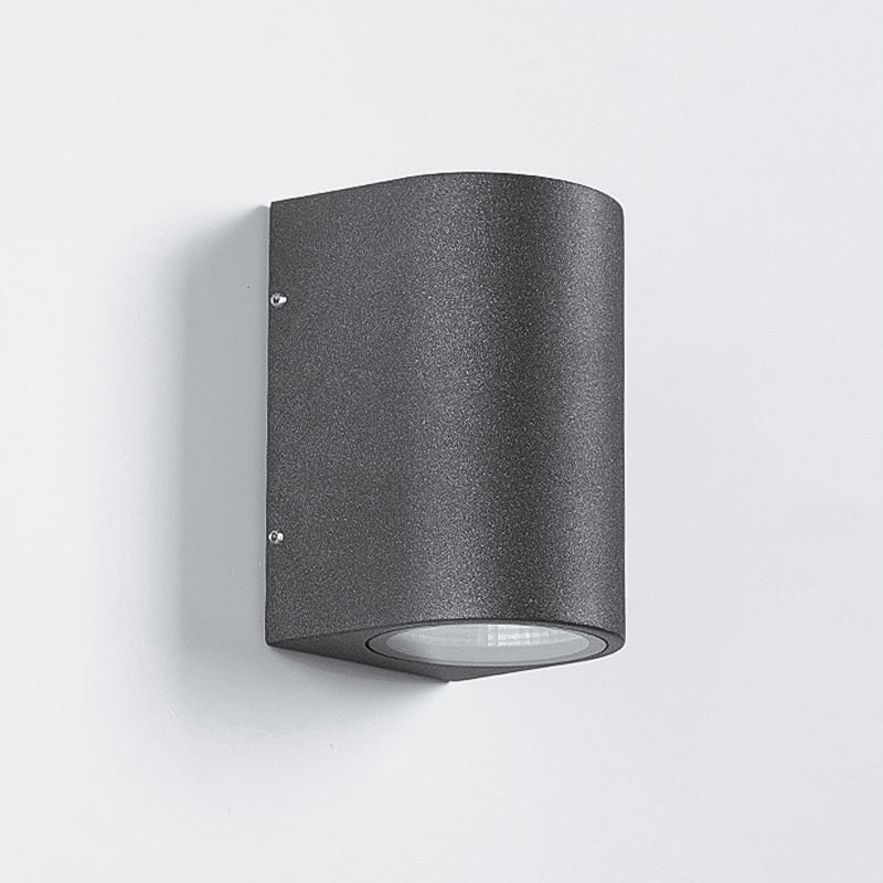 Cylinder 1 - Light Wall Lighting Fixture Aluminum Wall Sconce in Black