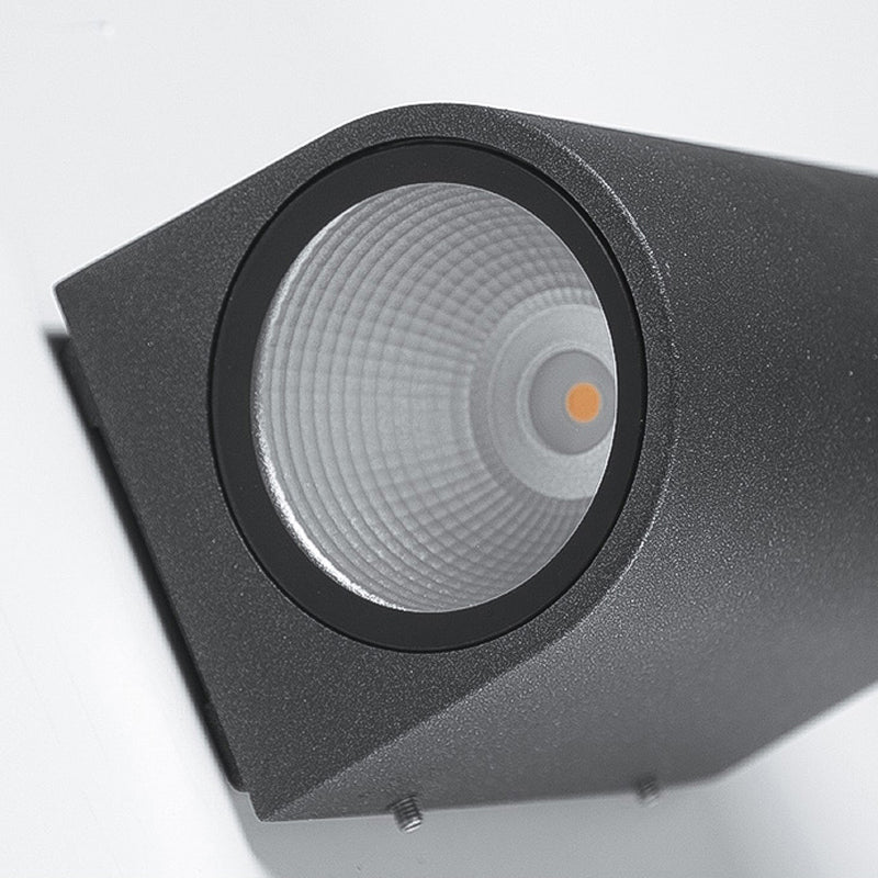 Cylinder 1 - Light Wall Lighting Fixture Aluminum Wall Sconce in Black