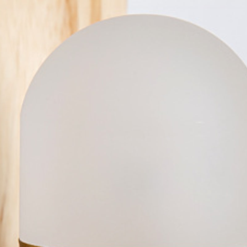 Contemporary Wood Wall Light 1 Light Flush Mount Lighting for Hallway
