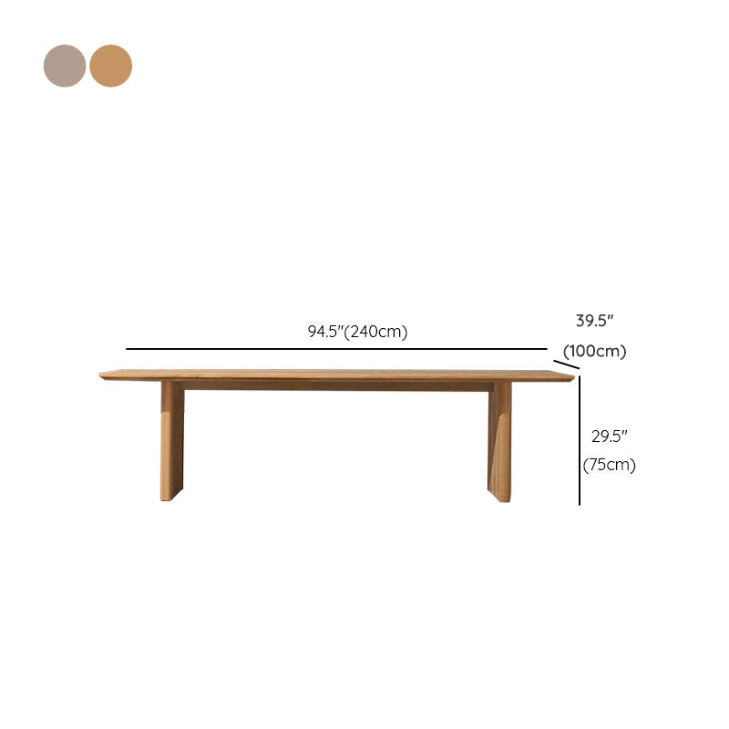 Rectangular Dining Table Set 1/5 Pieces Modern Wood Bistro Table Set