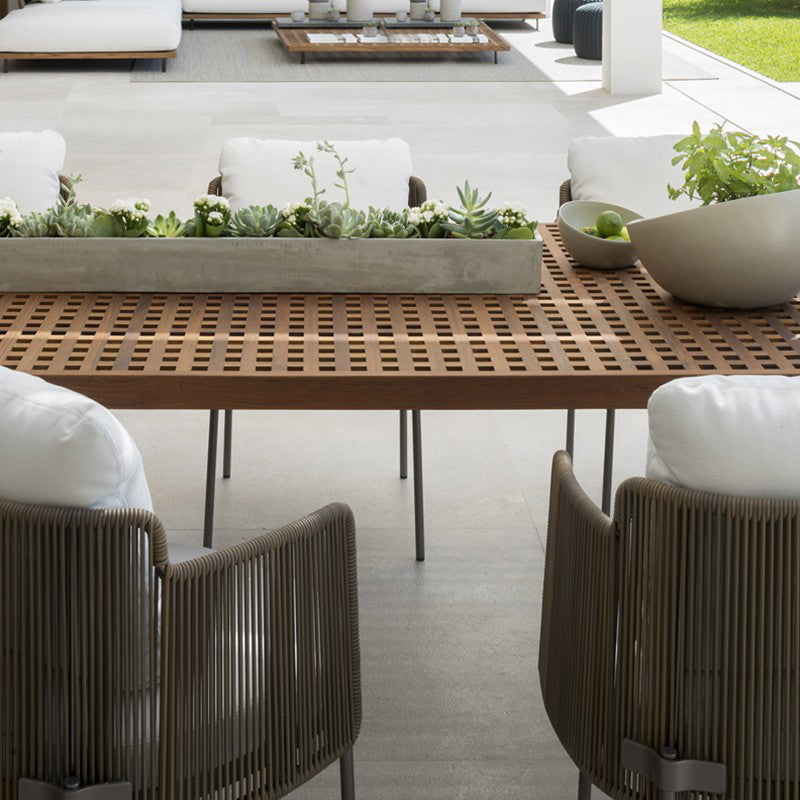 Rectangular Dining Table Set 1/2/9 Pieces Boho Wood Bistro Table Set