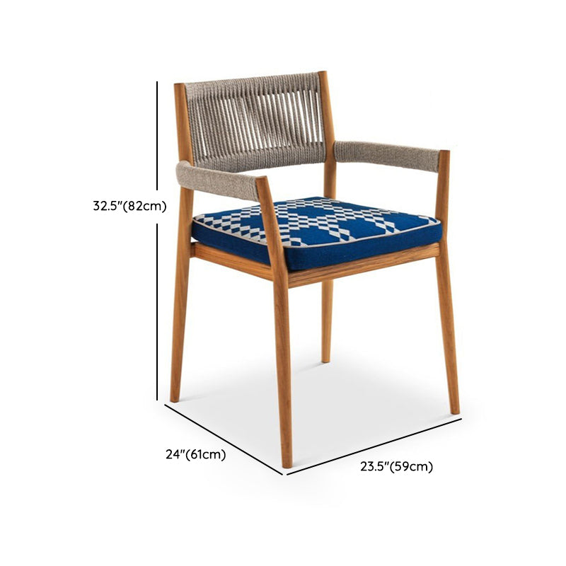 Rectangular Patio Dining Table Set 1/7 Pcs Metal Frame Patio Dining Table and Chairs
