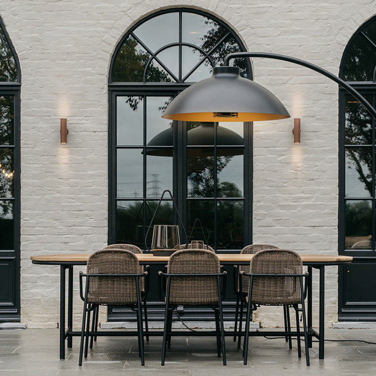 Solid Wood Patio Dining Sets Oval 1/3/7 Pieces Dining Table Set