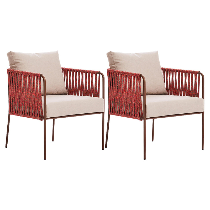 Black Stone Boho Dining Table Set 1/2/7 Pcs Rattan Dining Set