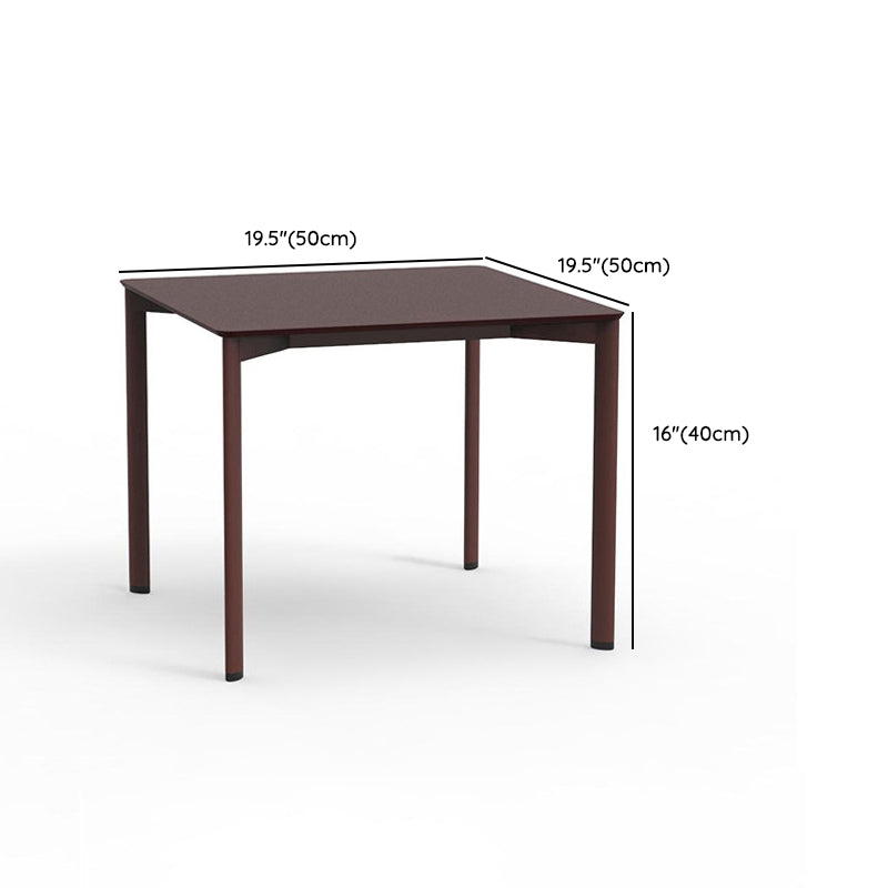 Black Stone Boho Dining Table Set 1/2/7 Pcs Rattan Dining Set