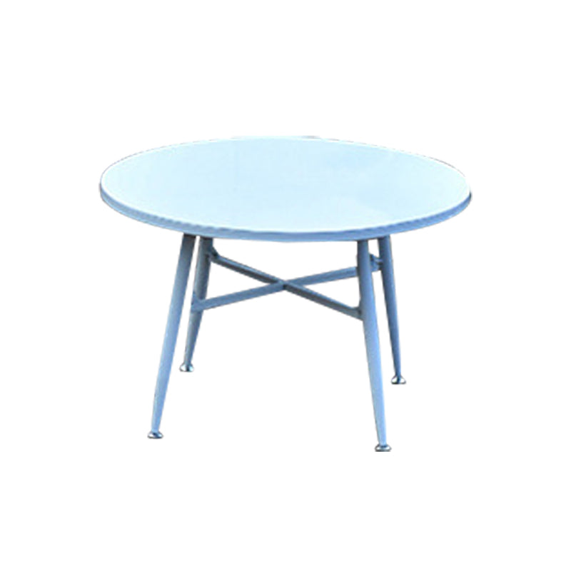 1/2/3/4/5 Pieces Dining Table Set Metal Round Bistro Table Set