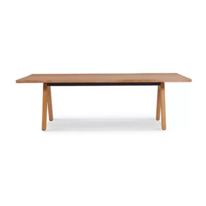 Modern Style Dining Set 1/7 Pcs Wood Frame Patio Dining Table and Chairs
