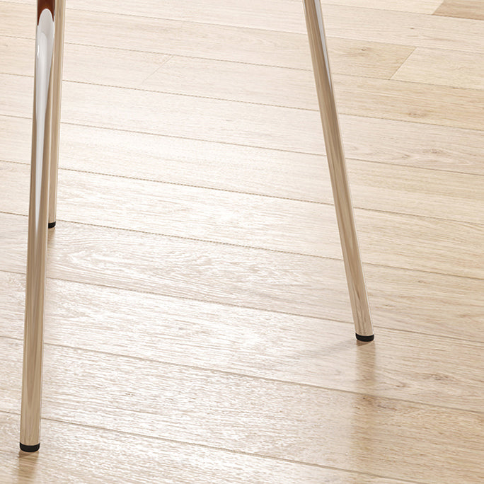 Modern Dining Chair Metal Base Leather Dining Chair for Home