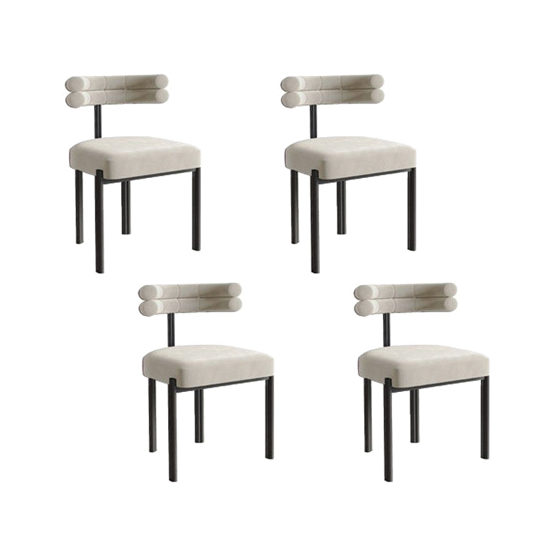 Modern Simple Side Chair Upholstered Side Dining Chair for Living Room