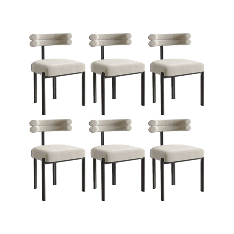 Modern Simple Side Chair Upholstered Side Dining Chair for Living Room