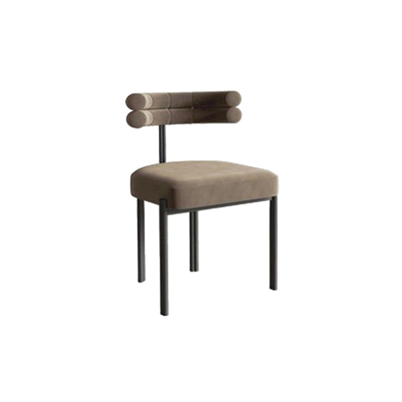 Modern Simple Side Chair Upholstered Side Dining Chair for Living Room