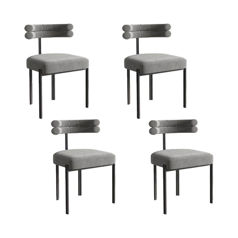Modern Simple Side Chair Upholstered Side Dining Chair for Living Room