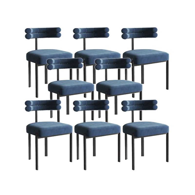 Modern Simple Side Chair Upholstered Side Dining Chair for Living Room