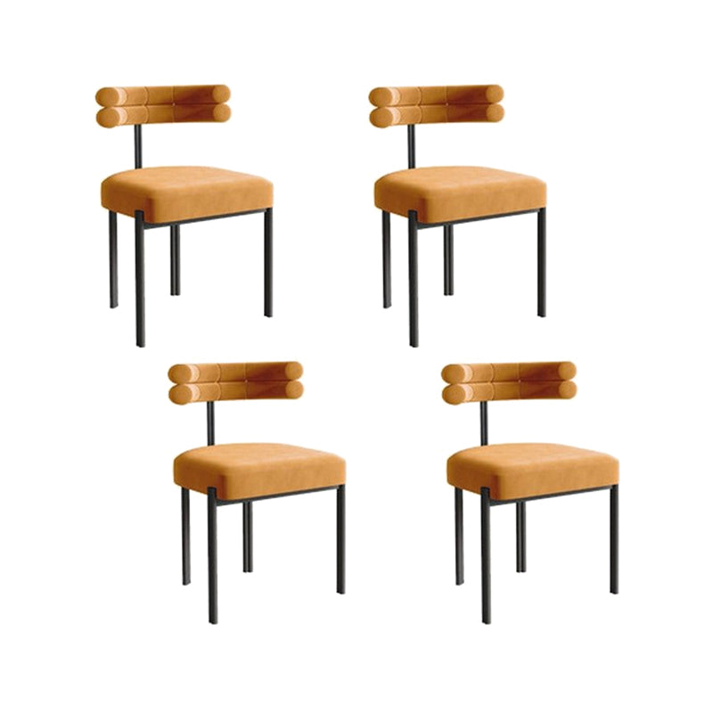 Modern Simple Side Chair Upholstered Side Dining Chair for Living Room