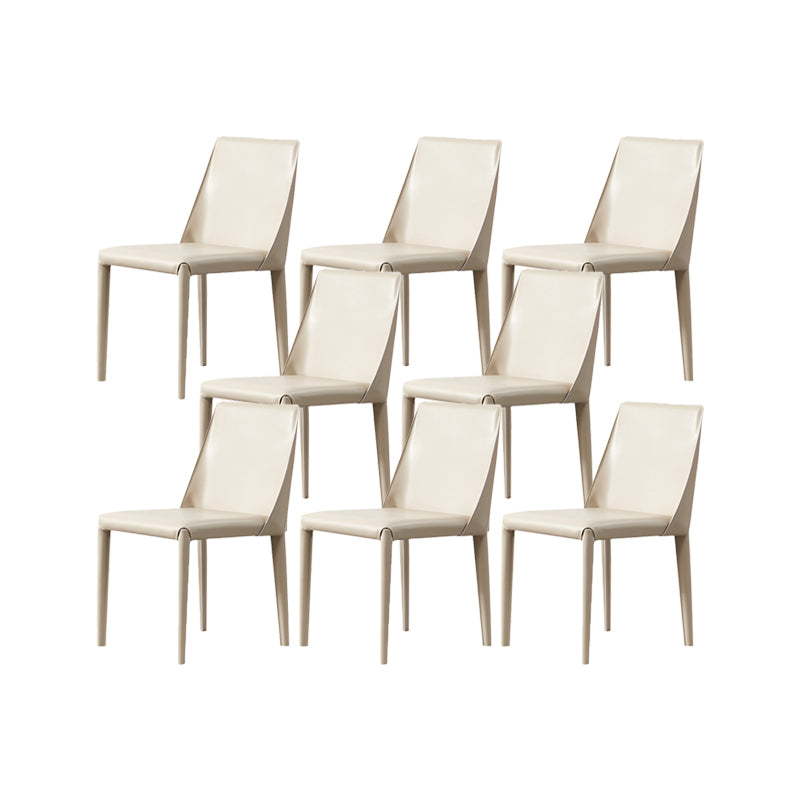 Contemporary Kitchen Dining Chairs Faux Leather Dining Chairs