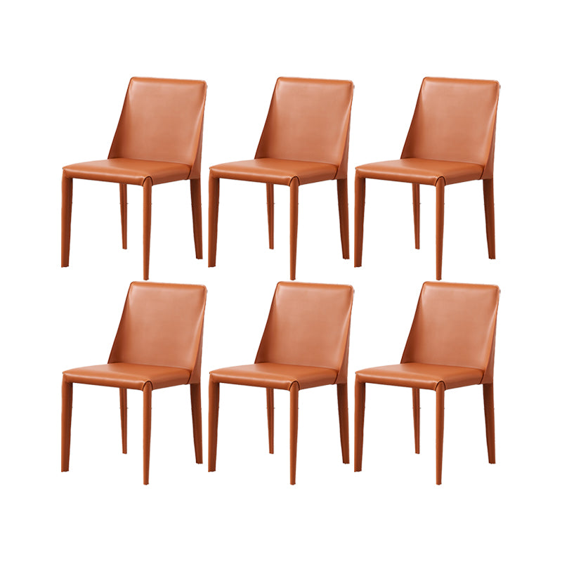 Contemporary Kitchen Dining Chairs Faux Leather Dining Chairs