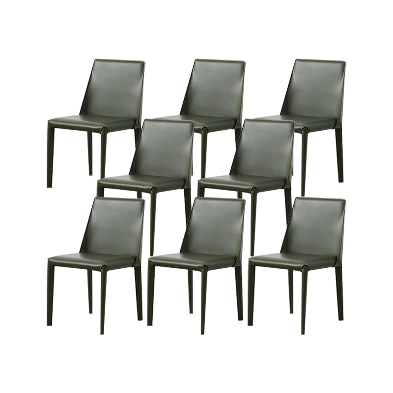 Contemporary Kitchen Dining Chairs Faux Leather Dining Chairs