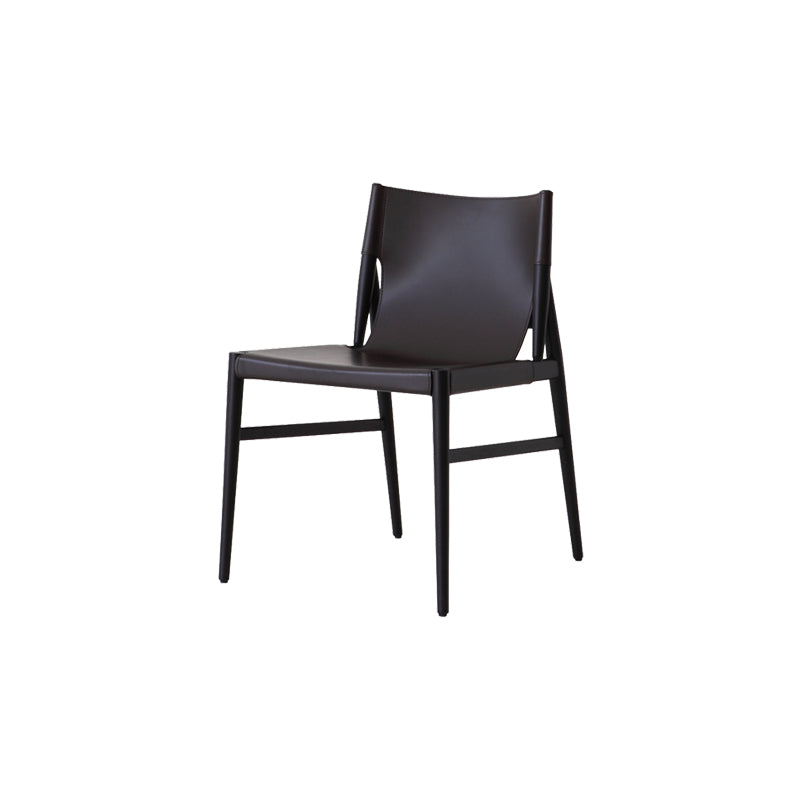 Faux Leather Kitchen Dining Chairs Contemporary Chairs with Wood Base