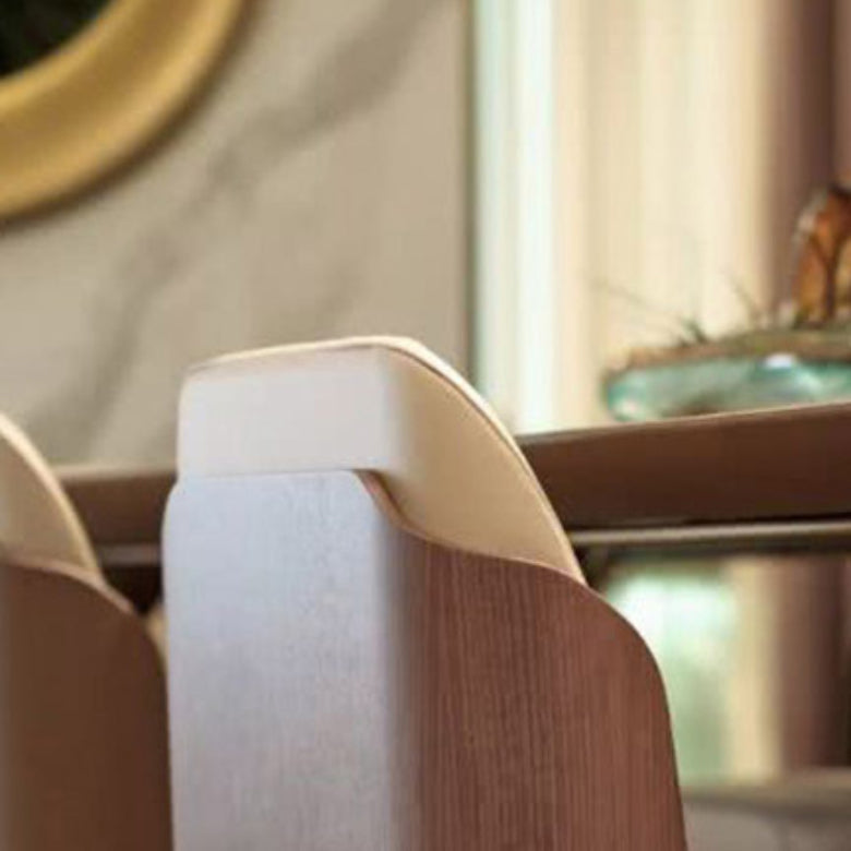 Upholstered Dining Chairs Faux Leather Chairs with Wood Base