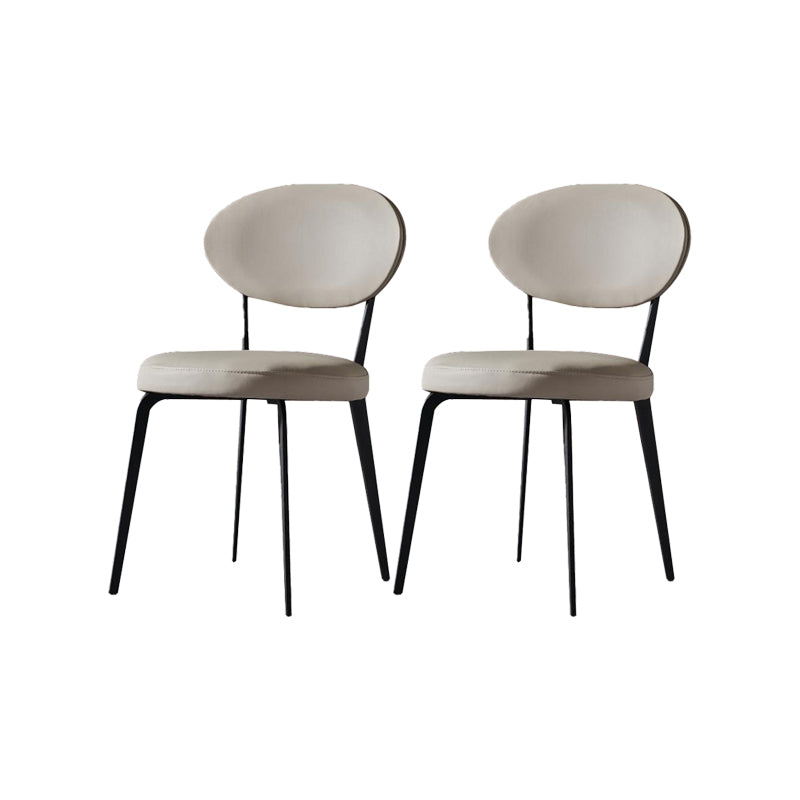 Faux Leather Dining Chairs Upholstered Dining Chairs in White