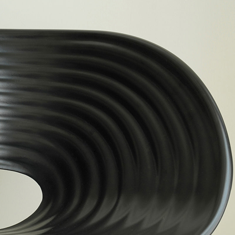 Industrial Style Side Chair Plastic Indoor Dining Chair for Living Room