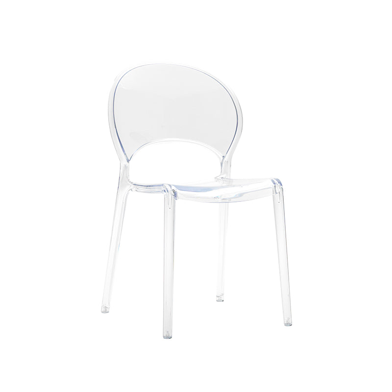 Nordic Style Colorful Side Chair Plastic Side Dining Chair for Home Use