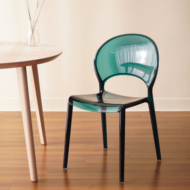 Nordic Style Colorful Side Chair Plastic Side Dining Chair for Home Use