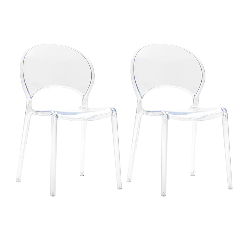 Nordic Style Colorful Side Chair Plastic Side Dining Chair for Home Use