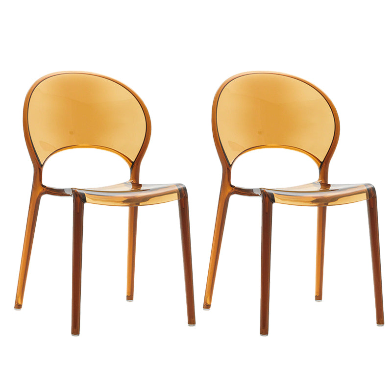 Nordic Style Colorful Side Chair Plastic Side Dining Chair for Home Use