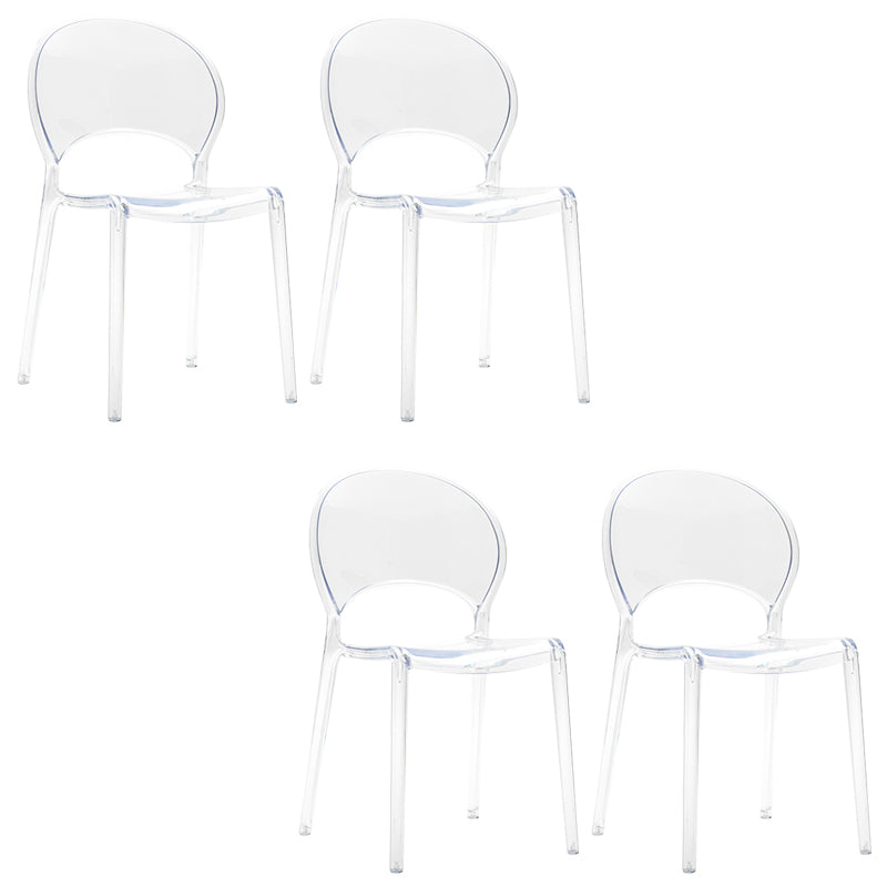 Nordic Style Colorful Side Chair Plastic Side Dining Chair for Home Use